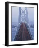 Morning Traffic on Oakland Bay Bridge, San Francisco, California, USA-Walter Bibikow-Framed Photographic Print