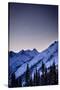 Morning Twilight, Icefall Lodge, BC, February 2014-Louis Arevalo-Stretched Canvas