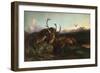 Morning (Two Dead Stags and a Fox), 1853 (Oil on Canvas)-Edwin Landseer-Framed Giclee Print
