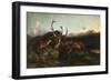 Morning (Two Dead Stags and a Fox), 1853 (Oil on Canvas)-Edwin Landseer-Framed Giclee Print