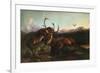 Morning (Two Dead Stags and a Fox), 1853 (Oil on Canvas)-Edwin Landseer-Framed Giclee Print