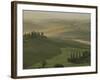 Morning View Across Val d'Orcia to the Belvedere, Near San Quirico d'Orcia, Tuscany, Italy-Lee Frost-Framed Photographic Print