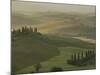 Morning View Across Val d'Orcia to the Belvedere, Near San Quirico d'Orcia, Tuscany, Italy-Lee Frost-Mounted Photographic Print