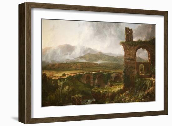 Morning View Near Tivoli-Thomas Cole-Framed Art Print