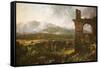 Morning View Near Tivoli-Thomas Cole-Framed Stretched Canvas