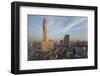 Morning view of Baiyoke Tower and city skyline, Bangkok, Thailand, Southeast Asia, Asia-Frank Fell-Framed Photographic Print