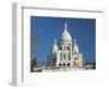 Morning View of Basilique du Sacre Coeur, Montmartre, Paris, France-Walter Bibikow-Framed Photographic Print