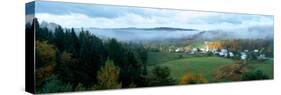Morning view of East Corinth Village, Corinth, Vermont, USA-null-Stretched Canvas