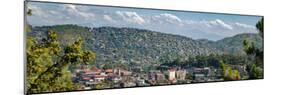 Morning view of hillside houses in the Baguio City, Luzon, Philippines-null-Mounted Photographic Print