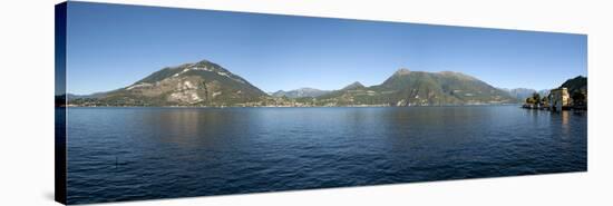 Morning View of Lake Como from Varenna, Lombardy, Italy-null-Stretched Canvas