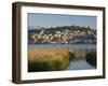 Morning View of Old Town and Car Samoil's Castle, Ohrid, Macedonia-Walter Bibikow-Framed Photographic Print