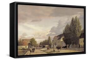 Morning View of Østerbro, 1836-Christen Schjellerup Kobke-Framed Stretched Canvas