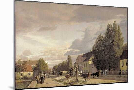 Morning View of Østerbro, 1836-Christen Schjellerup Kobke-Mounted Giclee Print