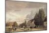 Morning View of Østerbro, 1836-Christen Schjellerup Kobke-Mounted Giclee Print