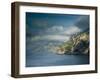 Morning View of the Amalfi Coast, Positano, Campania, Italy-Walter Bibikow-Framed Photographic Print