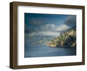 Morning View of the Amalfi Coast, Positano, Campania, Italy-Walter Bibikow-Framed Photographic Print