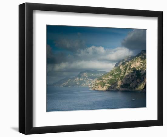 Morning View of the Amalfi Coast, Positano, Campania, Italy-Walter Bibikow-Framed Photographic Print