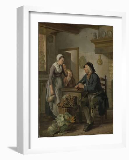 Morning Visit, 1796-Adriaen de Lelie-Framed Giclee Print