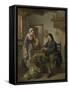 Morning Visit, 1796-Adriaen de Lelie-Framed Stretched Canvas