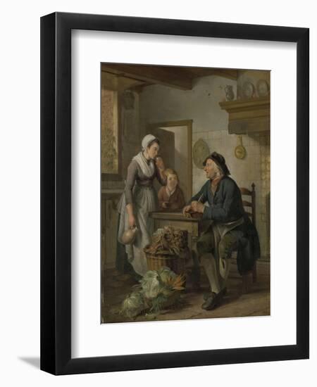 Morning Visit, 1796-Adriaen de Lelie-Framed Giclee Print