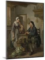 Morning Visit, 1796-Adriaen de Lelie-Mounted Giclee Print