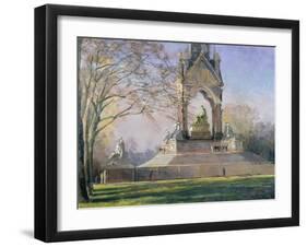 Morning Visitors to the Albert Memorial-Bob Brown-Framed Giclee Print