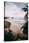 Morning Walk at Cannon Beach, Peaceful Oregon Coast-Vincent James-Stretched Canvas