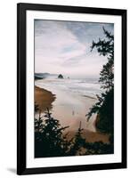 Morning Walk at Cannon Beach, Peaceful Oregon Coast-Vincent James-Framed Photographic Print