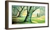 Morning Walk-Claudette Castonguay-Framed Art Print