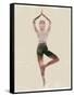 Morning Yoga Pose I-Judi Bagnato-Framed Stretched Canvas