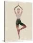 Morning Yoga Pose I-Judi Bagnato-Stretched Canvas