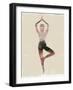 Morning Yoga Pose I-Judi Bagnato-Framed Art Print