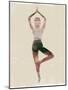 Morning Yoga Pose I-Judi Bagnato-Mounted Art Print