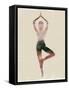 Morning Yoga Pose I-Judi Bagnato-Framed Stretched Canvas