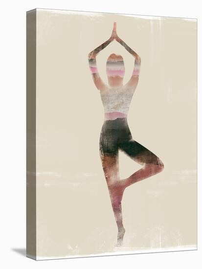 Morning Yoga Pose I-Judi Bagnato-Stretched Canvas