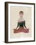 Morning Yoga Pose III-Judi Bagnato-Framed Art Print