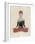 Morning Yoga Pose III-Judi Bagnato-Framed Art Print