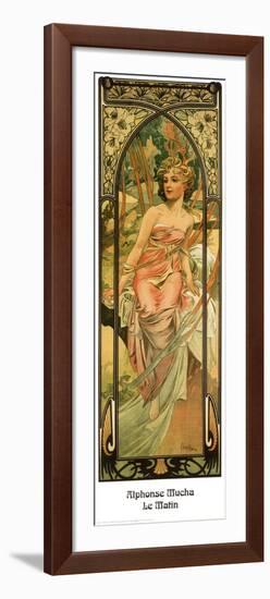 Morning-Alphonse Mucha-Framed Art Print