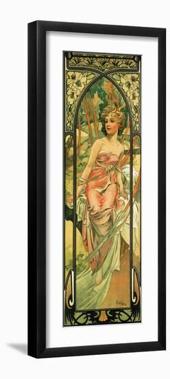 Morning-Alphonse Mucha-Framed Premium Giclee Print