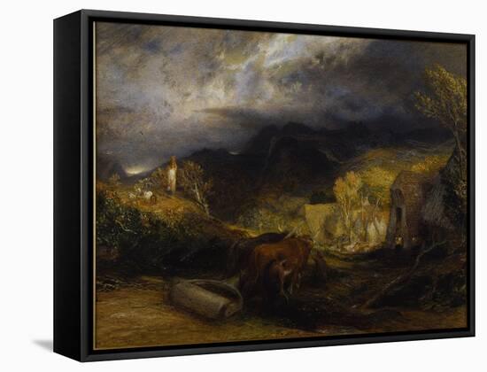 Morning-Samuel Palmer-Framed Stretched Canvas