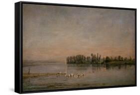 Morning-Charles-Francois Daubigny-Framed Stretched Canvas