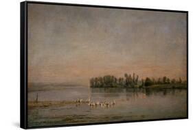 Morning-Charles-Francois Daubigny-Framed Stretched Canvas