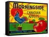 Morningside Apple Label - Canada-Lantern Press-Framed Stretched Canvas