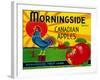 Morningside Apple Label - Canada-Lantern Press-Framed Art Print