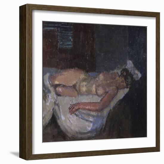 Mornington Crescent Nude-Walter Richard Sickert-Framed Giclee Print