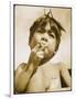 Moro Boy Smoking-null-Framed Photographic Print