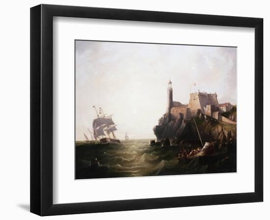 Moro Castle, Cuba-James Wilson Carmichael-Framed Giclee Print