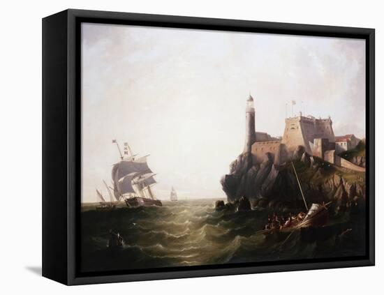 Moro Castle, Cuba-James Wilson Carmichael-Framed Stretched Canvas