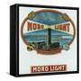 Moro Light Superiores Brand Cigar Inner Box Label-Lantern Press-Framed Stretched Canvas