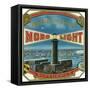 Moro Light Superiores Brand Cigar Outer Box Label-Lantern Press-Framed Stretched Canvas